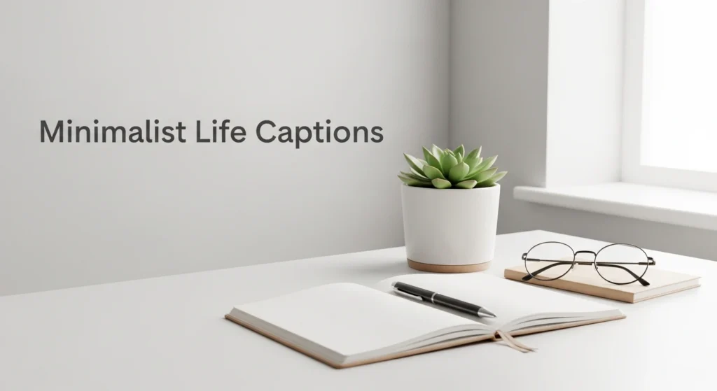 Minimalist Life Captions