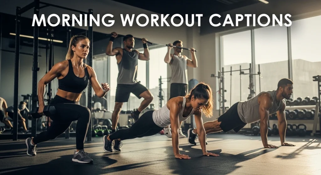 Morning Workout Captions