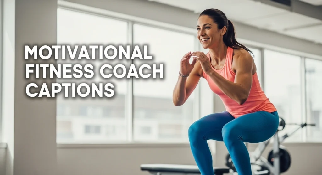 Motivational Fitness Coach Captions