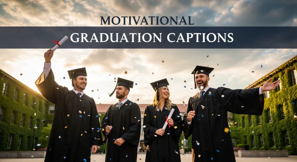 Motivational Graduation Captions