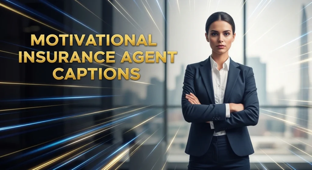 Motivational Insurance Agent Captions