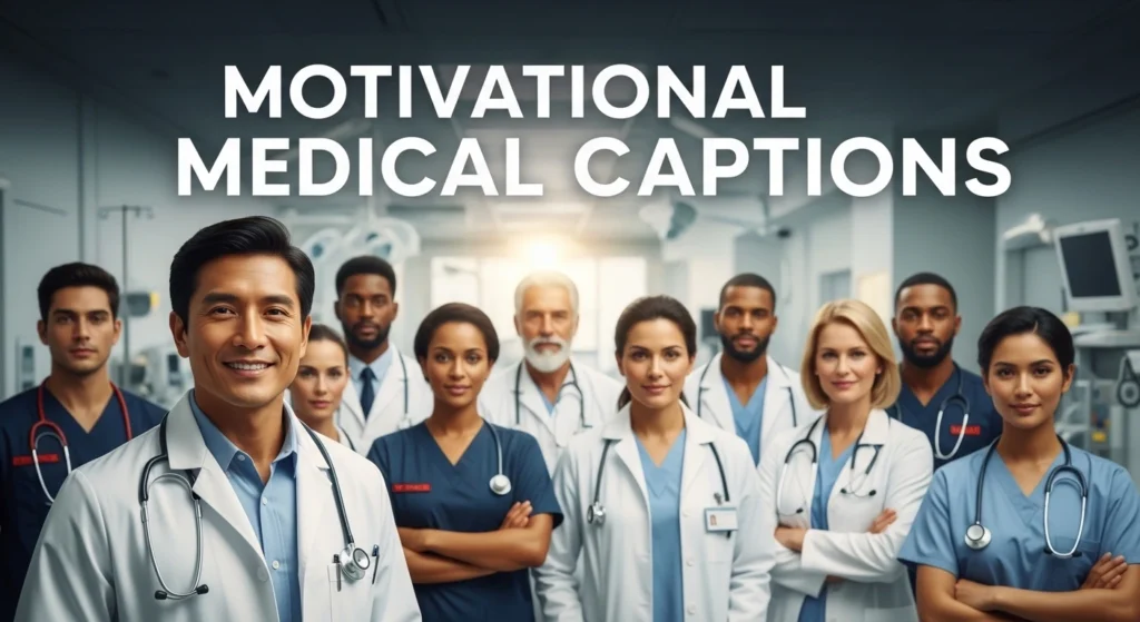 Motivational medical captions
