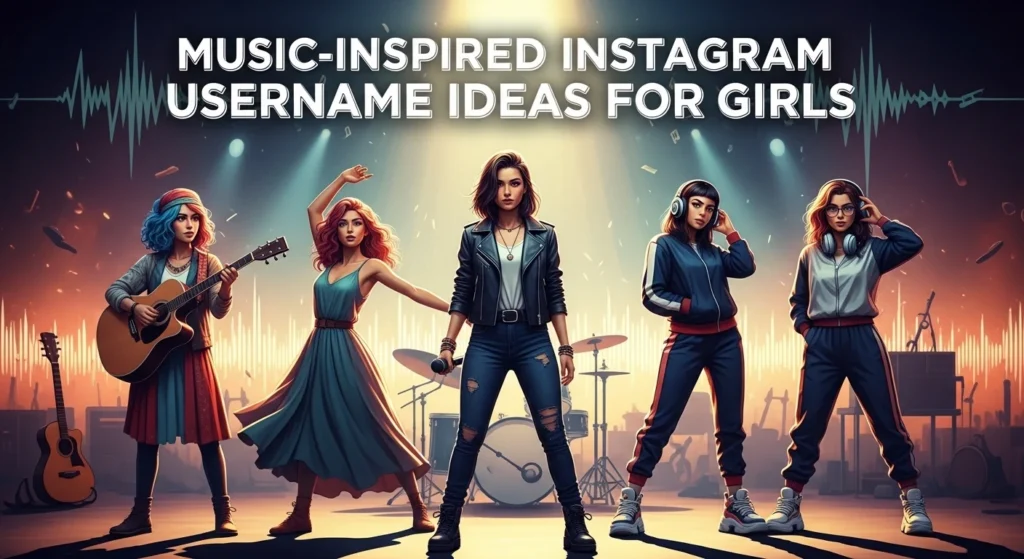 Music-Inspired Instagram Username Ideas for Girl