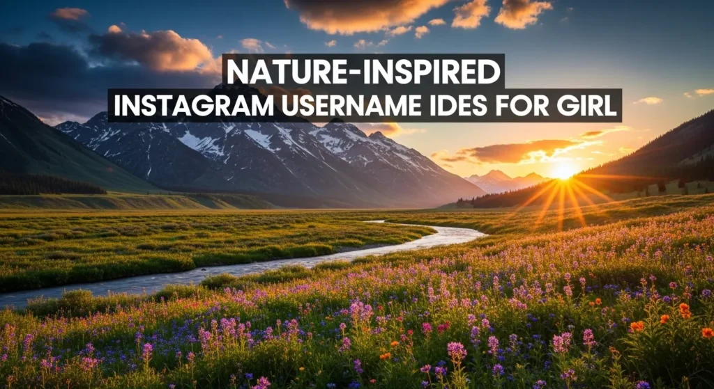 Nature-Inspired Instagram Username Ideas for Girl