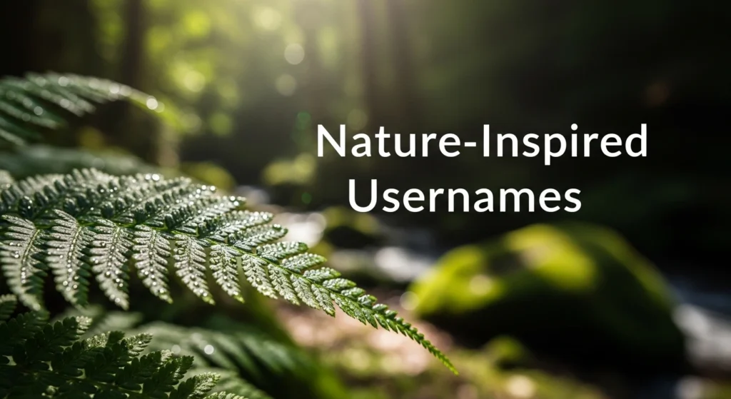 Nature-Inspired Usernames