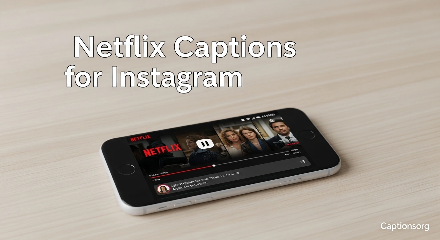 550+ Netflix Captions for Instagram