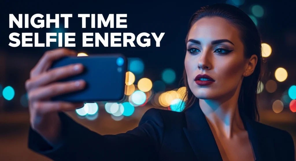 Night Time Selfie Energy