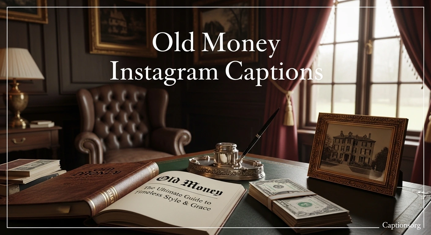 Old Money Instagram Captions