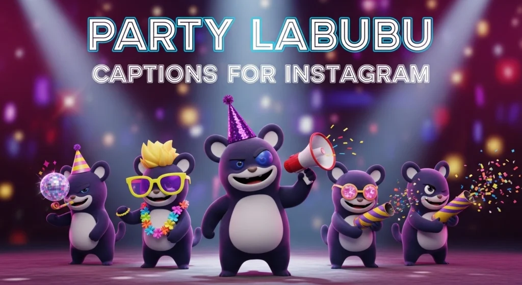 Party Labubu Captions for Instagram