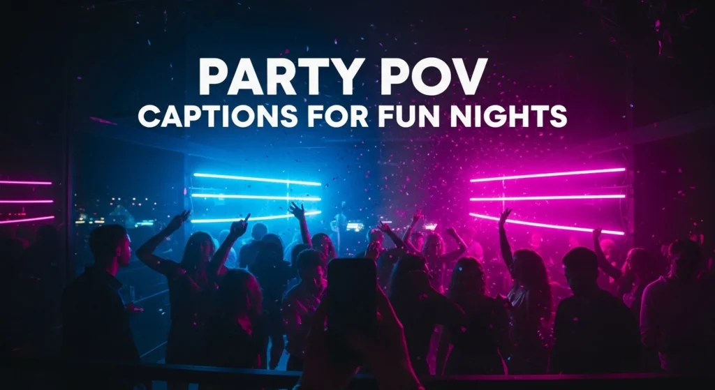 Party POV Captions for Fun Nights