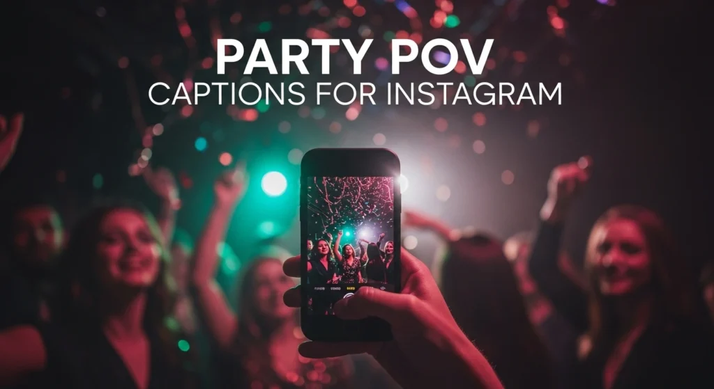 Party POV Captions for Instagram