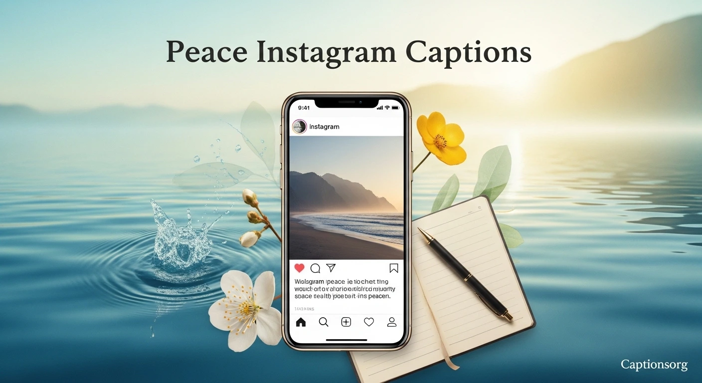 Peace Instagram Captions