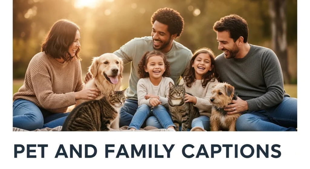 Pet and Family Captions