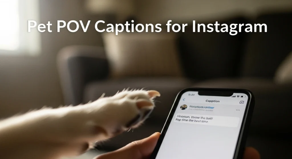Pet POV Captions for Instagram