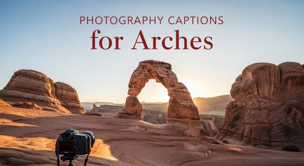 Photography Captions for Arches