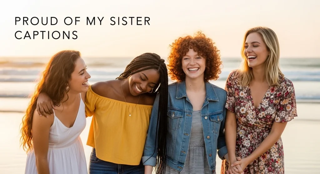 Proud of My Sister Captions