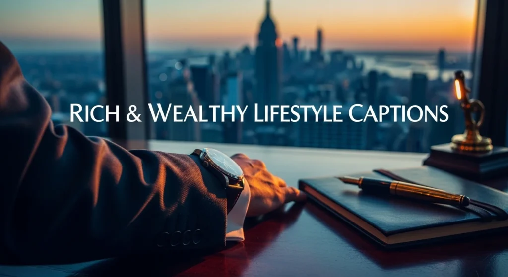Rich & Wealthy Lifestyle Captions