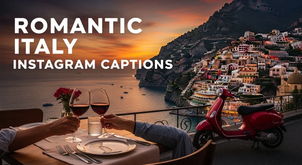Romantic Italy Instagram Captions