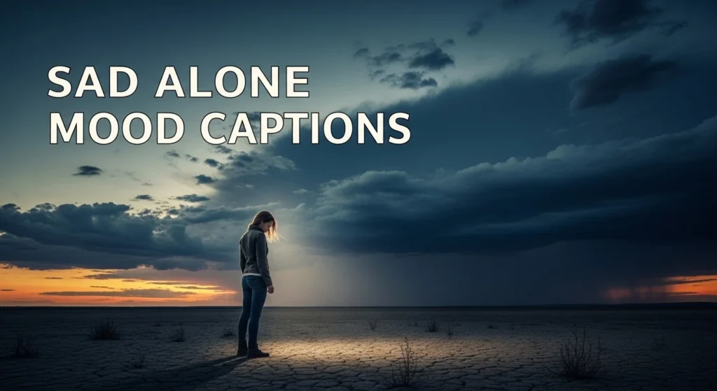 Sad Alone Mood Captions