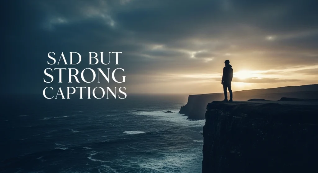 Sad but Strong Captions