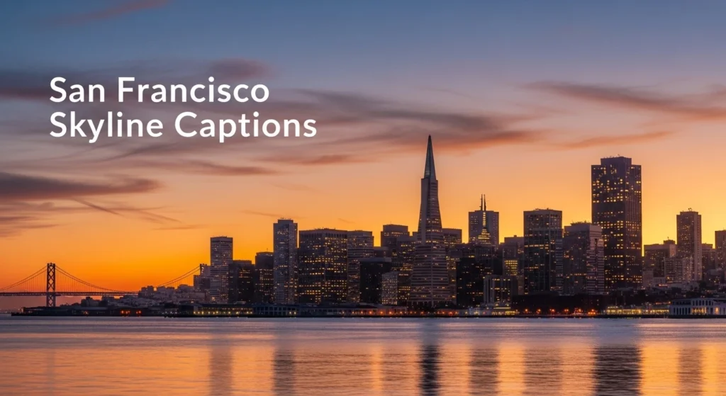 San Francisco Skyline Captions