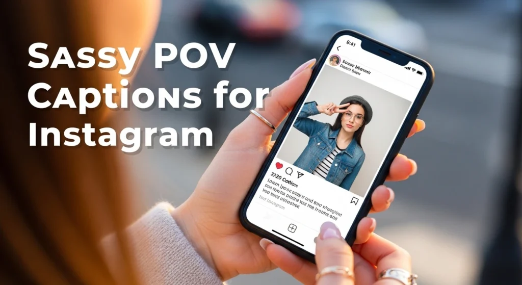 Sassy POV Captions for Instagram