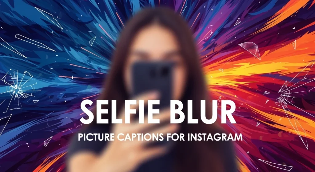 Selfie Blur Picture Captions for Instagram