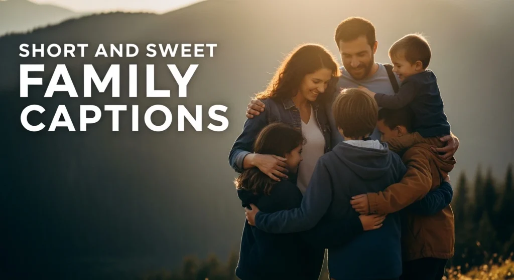Short and Sweet Family Captions