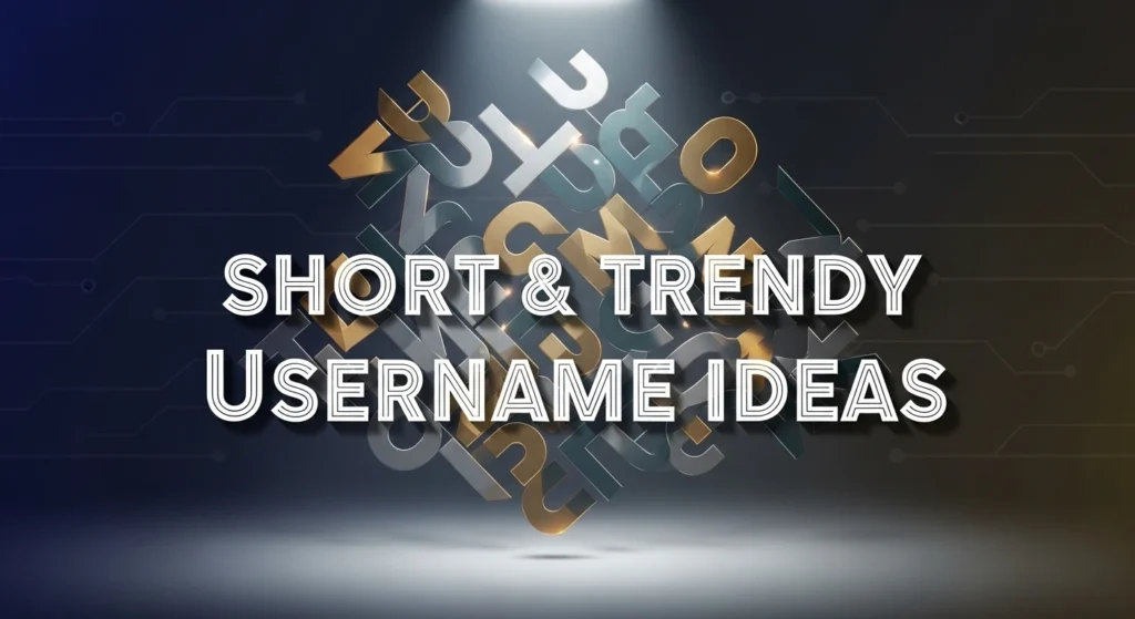 Short & Trendy Username Ideas