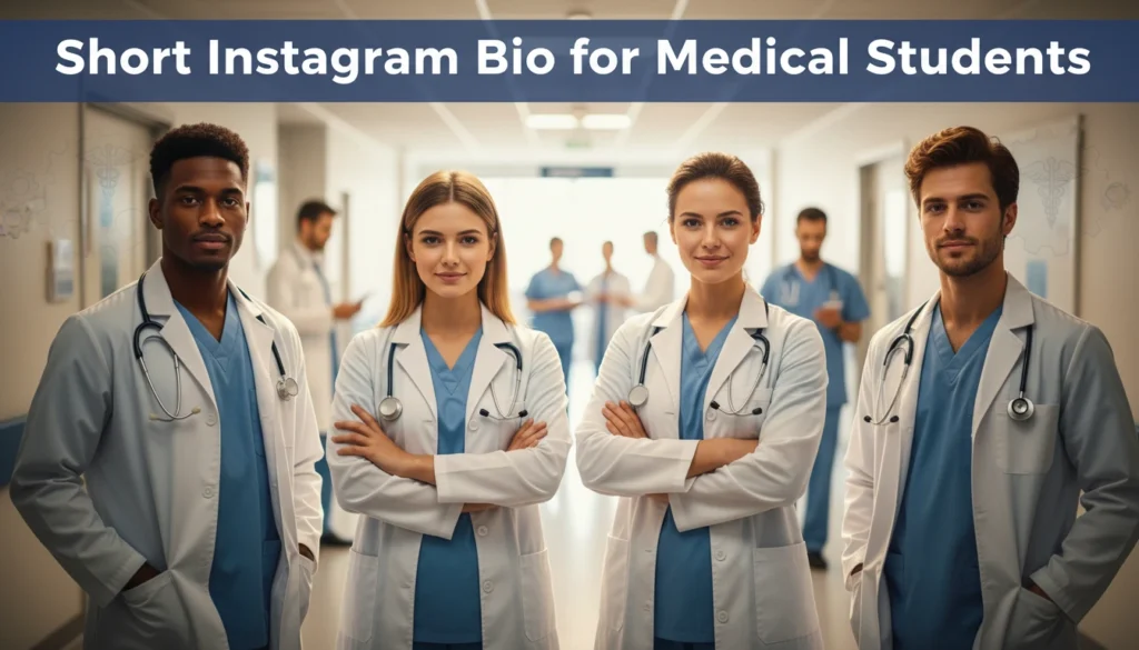 Short Instagram Bio for Medical Students