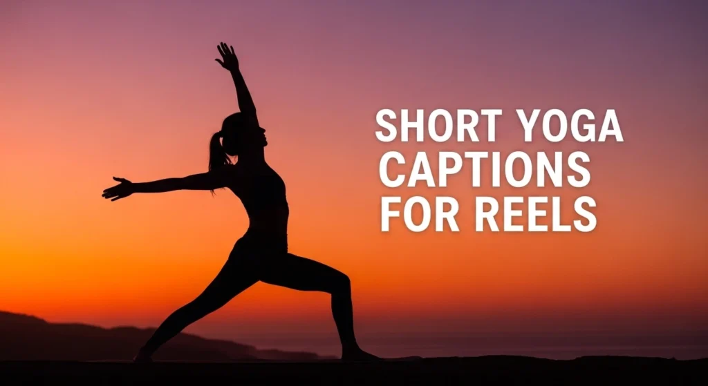 Short Yoga Captions for Reels