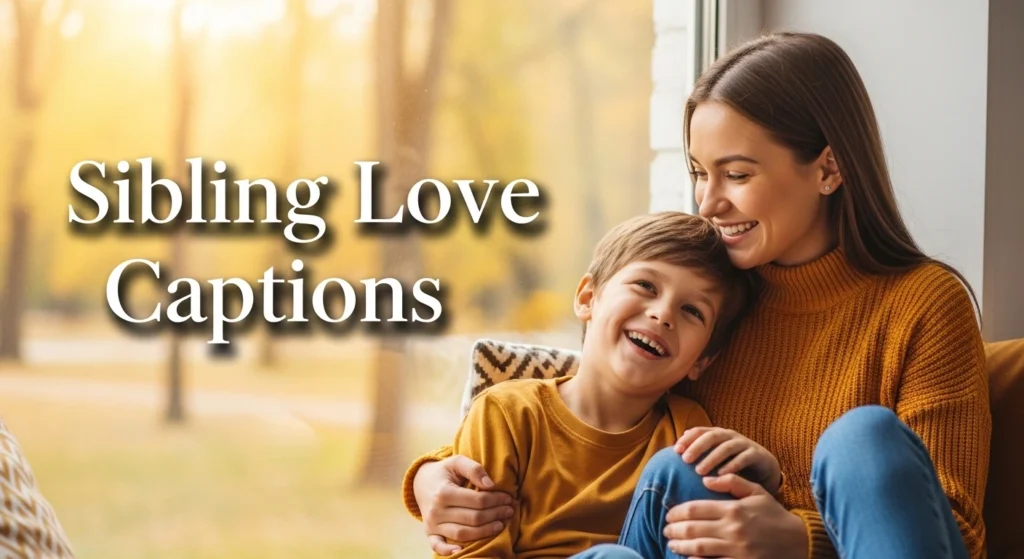 Sibling Love Captions