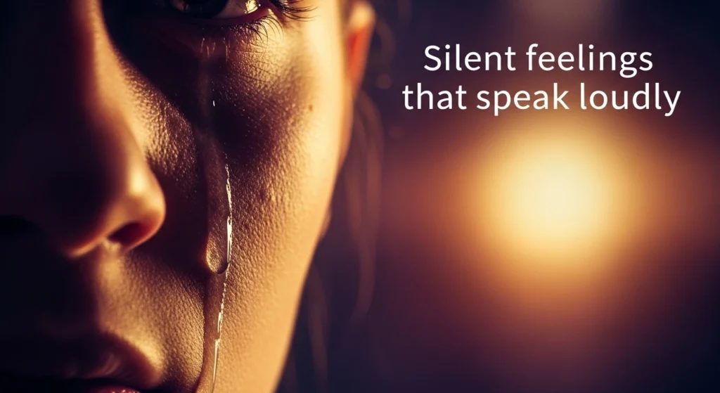 Silent feelings that speak loudly
