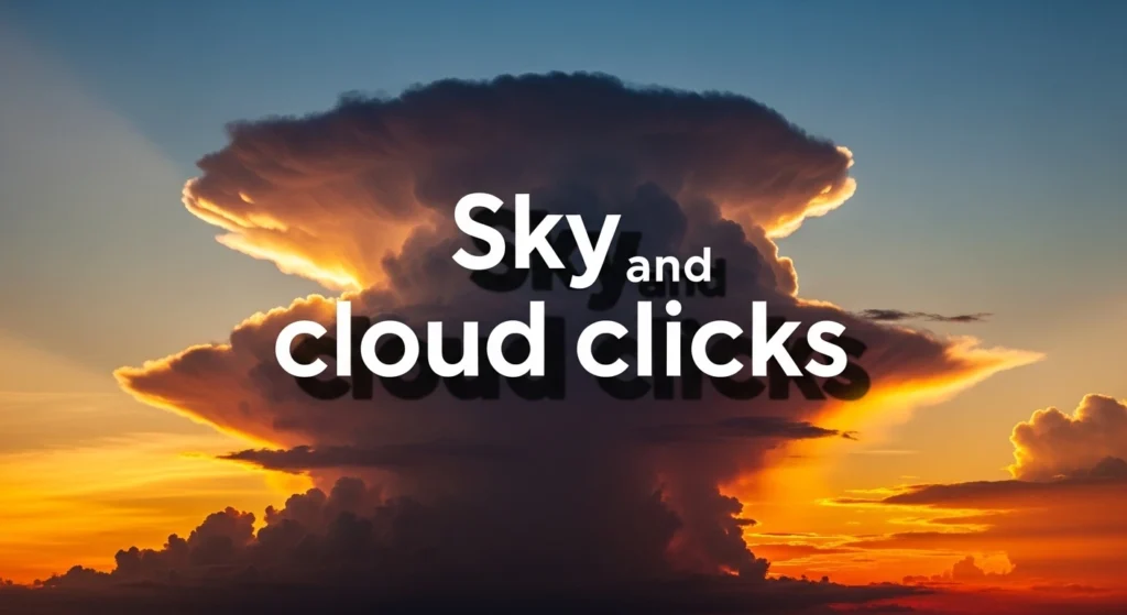 Sky and cloud clicks