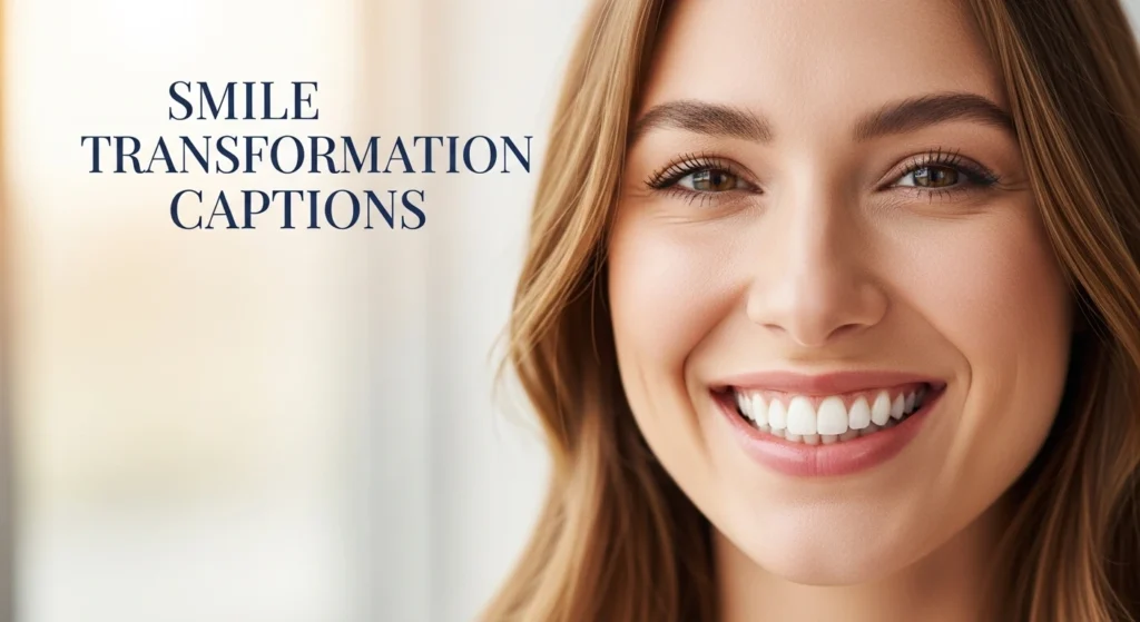 Smile Transformation Captions