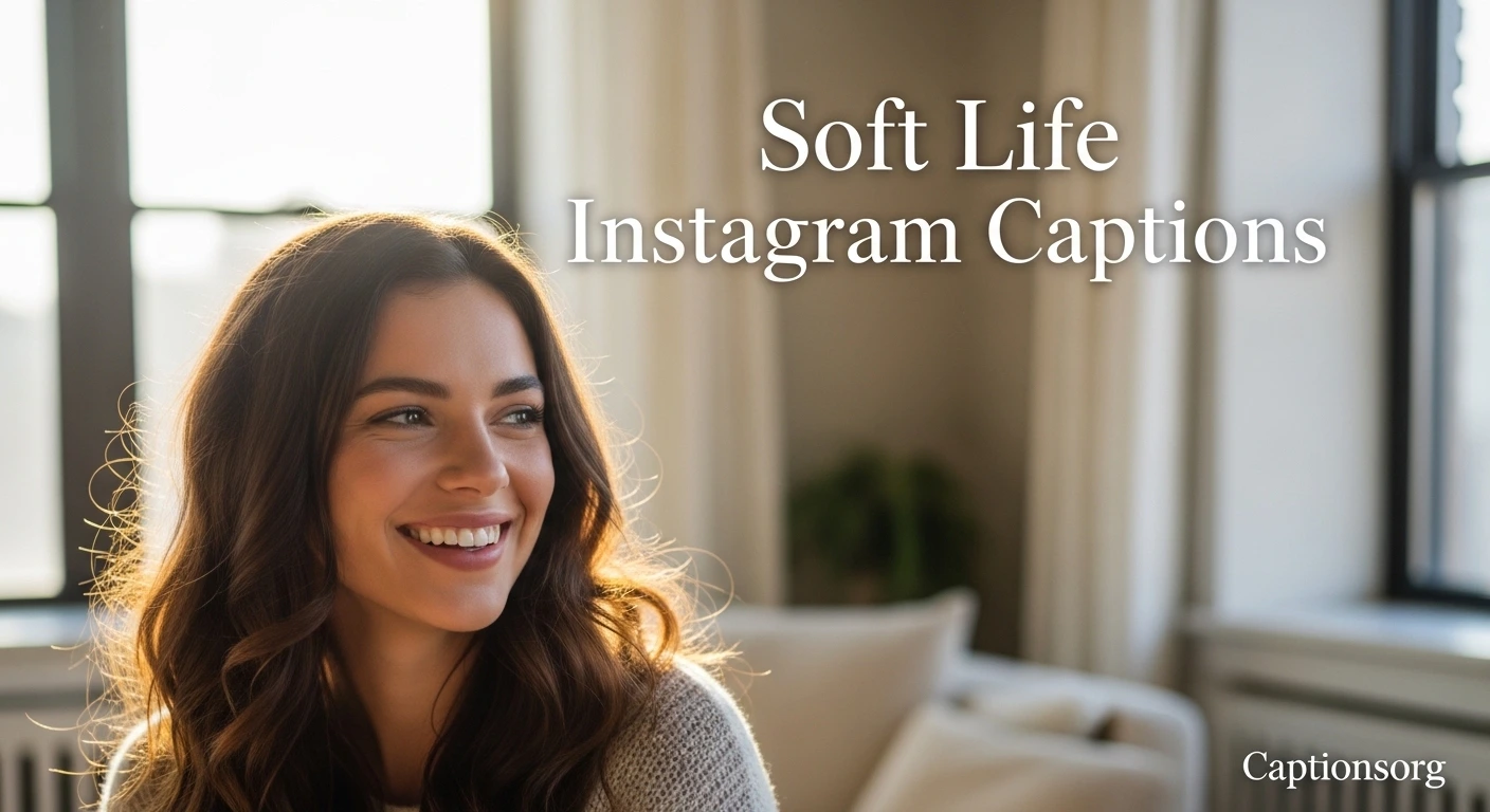 Soft Life Instagram Captions