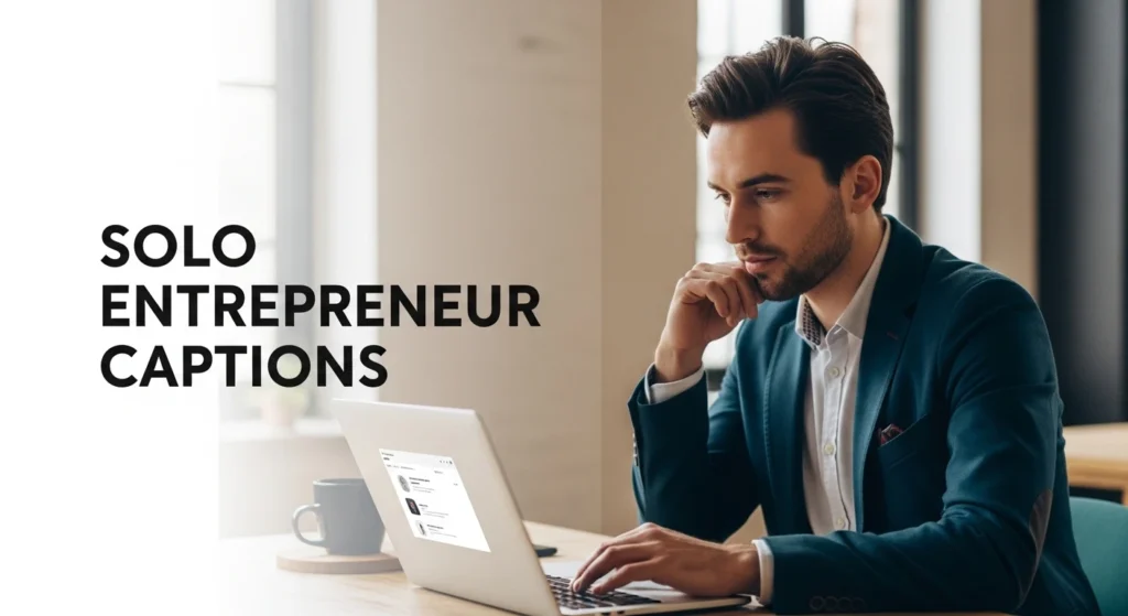 Solo Entrepreneur Captions