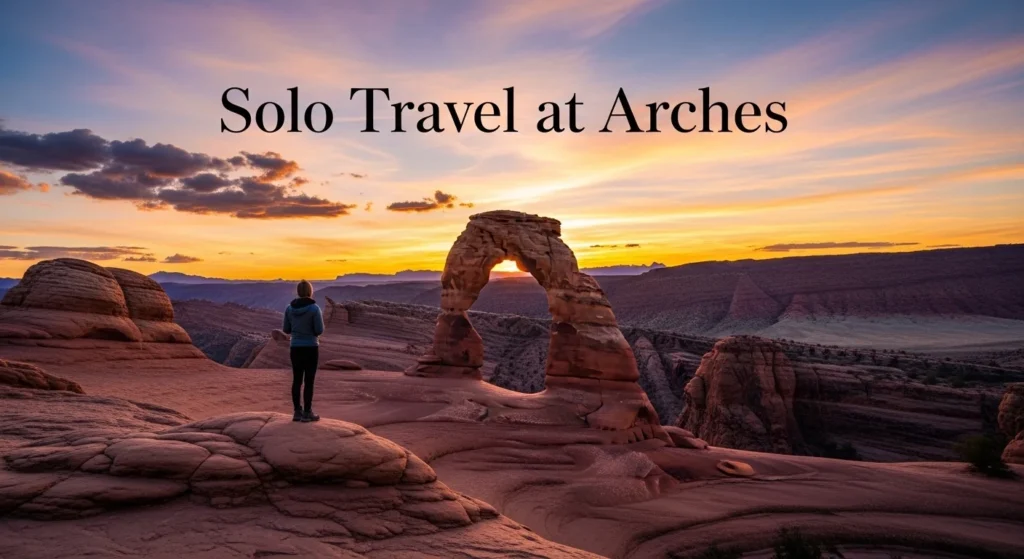 Solo Travel at Arches