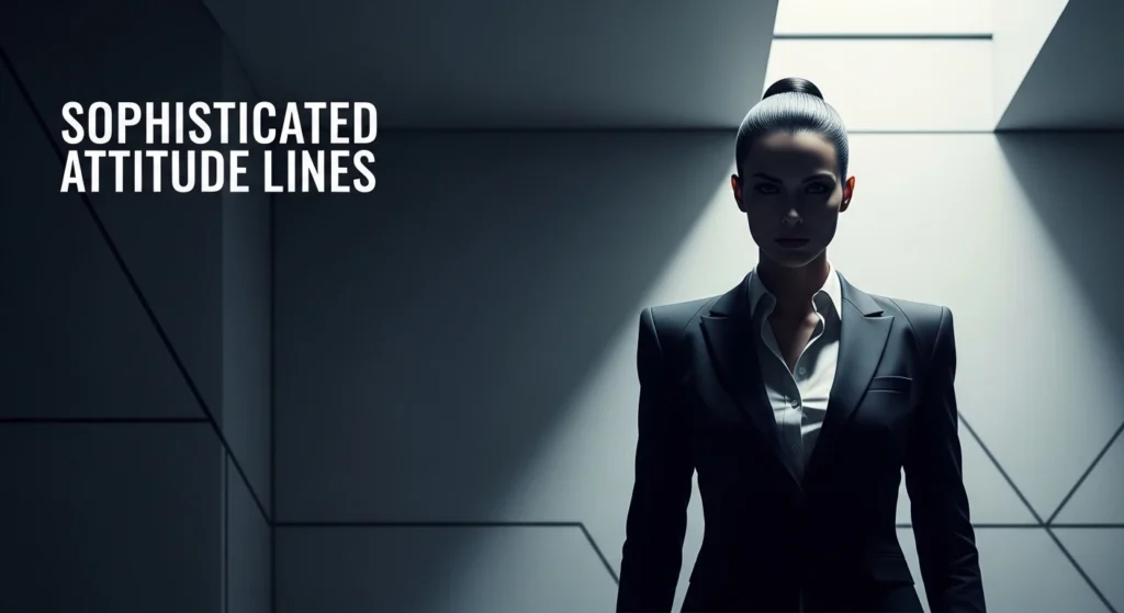 Sophisticated Attitude Lines