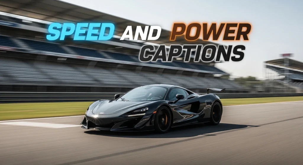 Speed and Power Captions