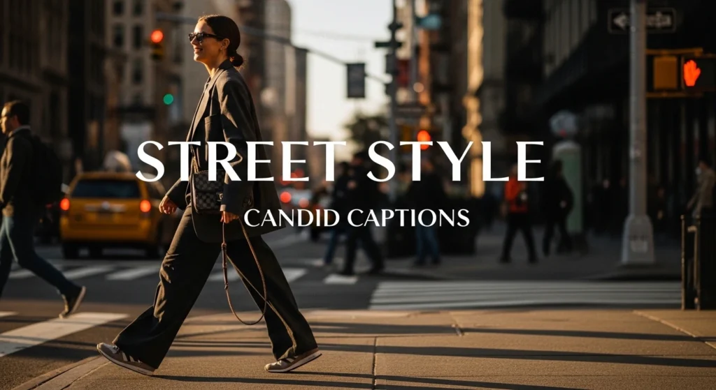 Street Style Candid Captions