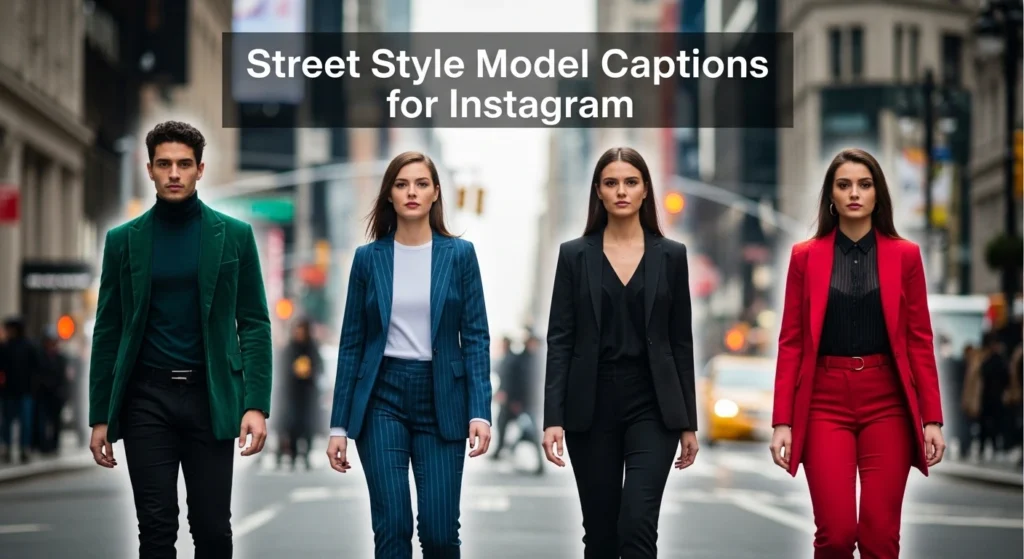 Street Style Model Captions for Instagram