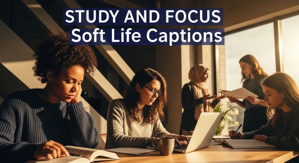 Study and Focus Soft Life Captions