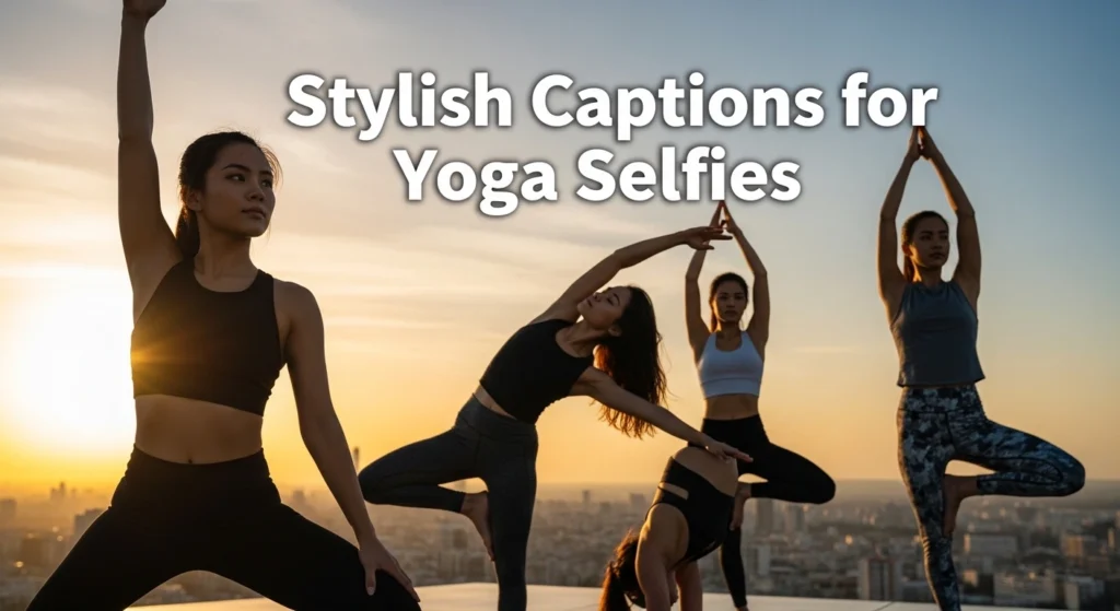 Stylish Captions for Yoga Selfies