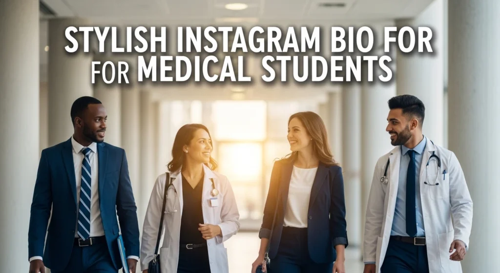 Stylish Instagram Bio for Medical Students