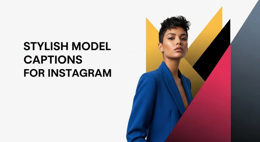 Stylish Model Captions for Instagram