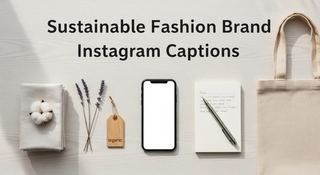 Sustainable Fashion Brand Instagram Captions