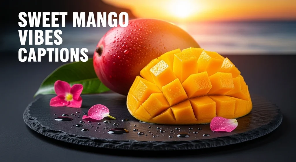 Sweet Mango Vibes Captions