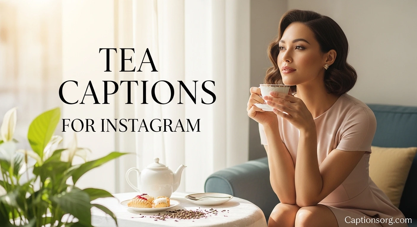Tea Captions for Instagram