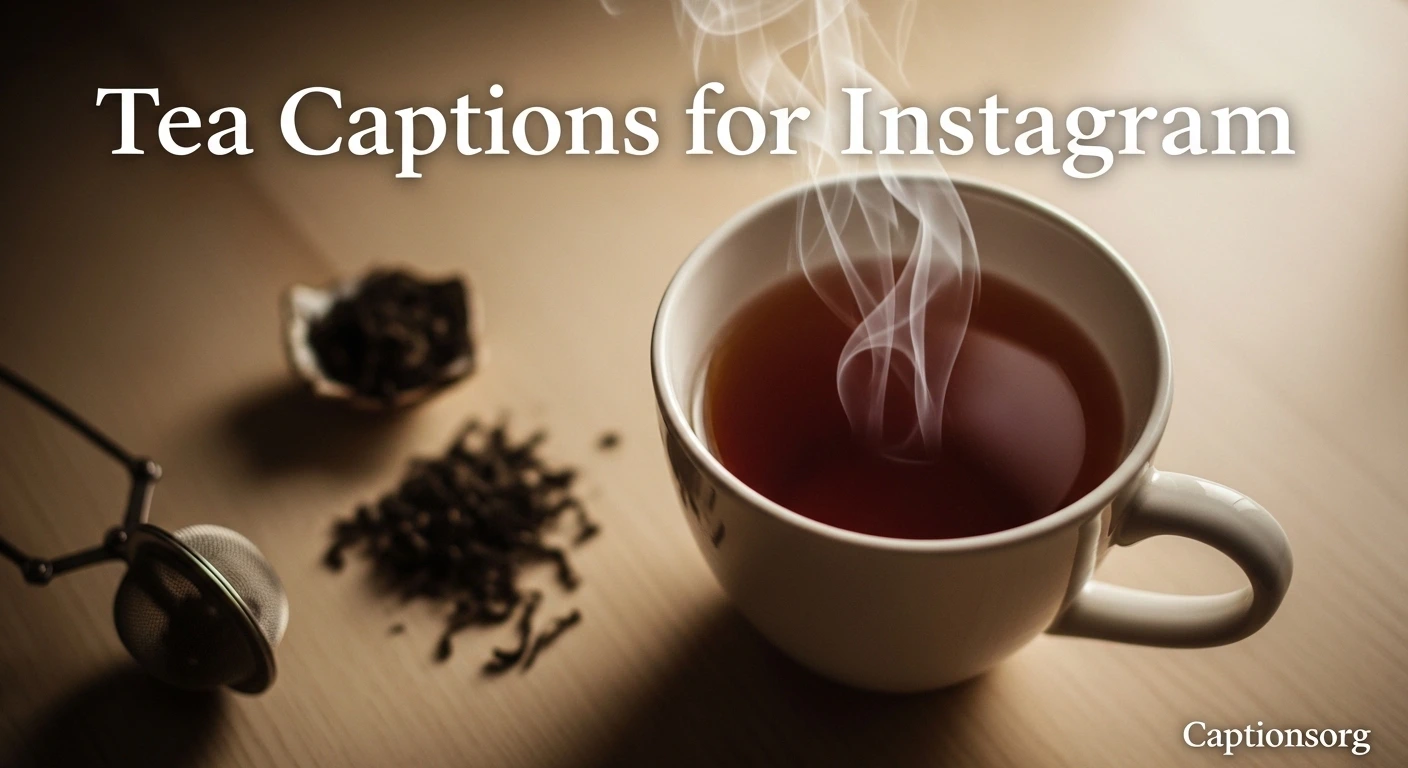 Tea Captions for Instagram